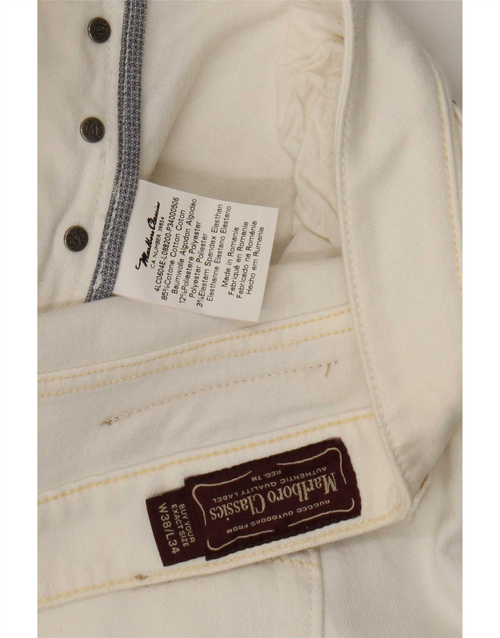 Jeans dritti da uomo Marlboro Classics W38 L34 cotone beige