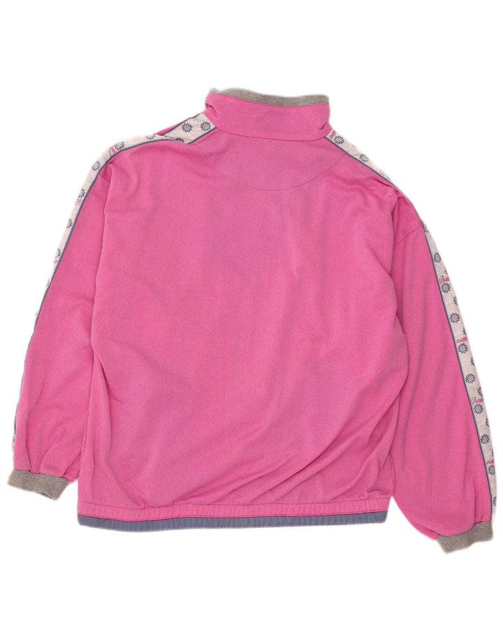 Giacca da tuta grafica da uomo Diadora UK 38 Medium Pink Colourblock