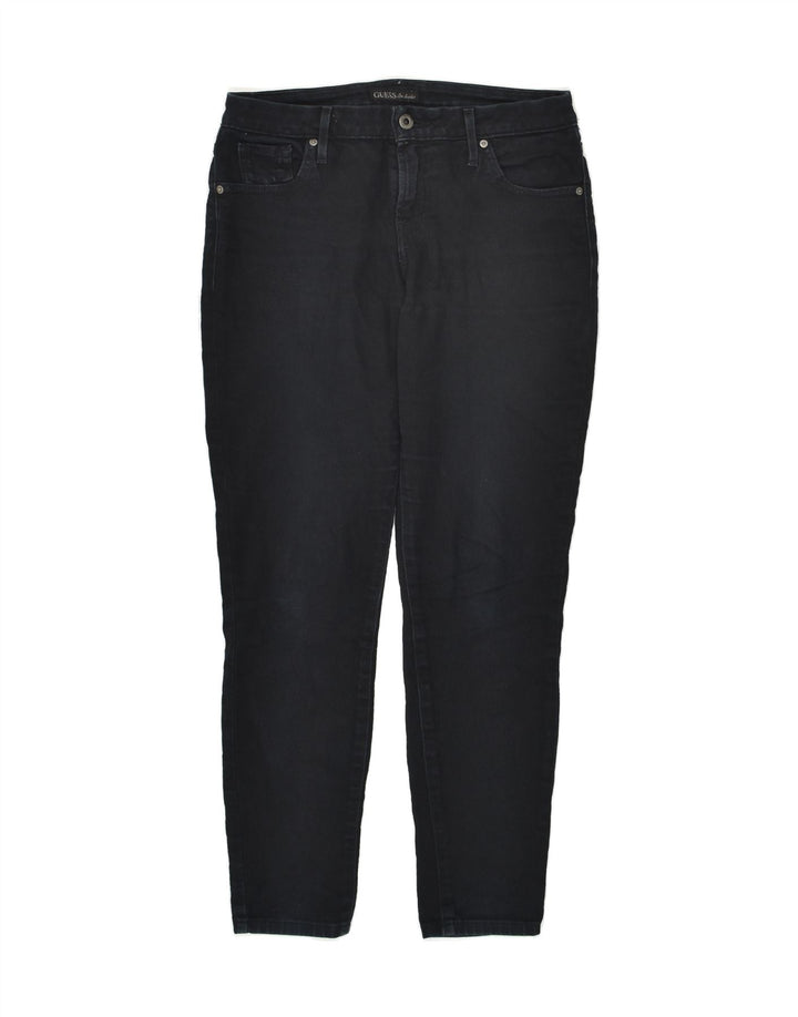 GUESS Womens Slim Jeans W29 L28 Black Cotton Vintage Guess and Second-Hand Guess from Messina Hembry 