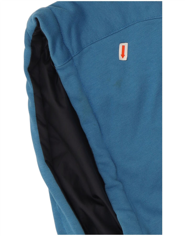 Giacca reversibile con cappuccio da donna K-Way UK 10 Small Blu Navy Cotone