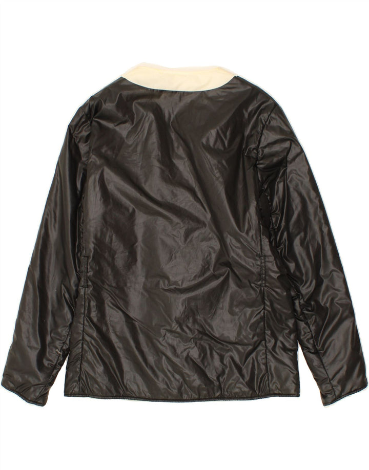 VINTAGE Womens Bomber Jacket IT 46 Large Black Vintage Vintage and Second-Hand Vintage from Messina Hembry 