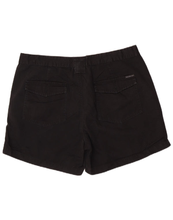 Pantaloncini chino da donna Calvin Klein Jeans US 14 XL W36 Cotone nero