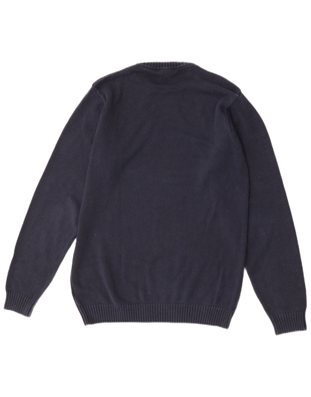 Gant Maglione da uomo girocollo in cotone medio blu navy