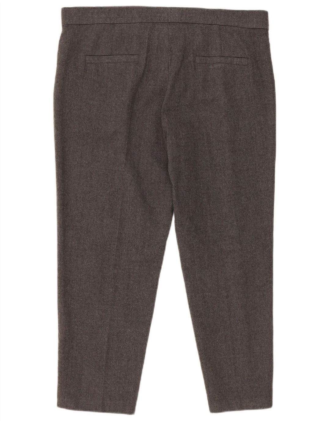 Pantaloni da completo Capri da donna Escada EU 40 Medium W34 L23 Lana grigia