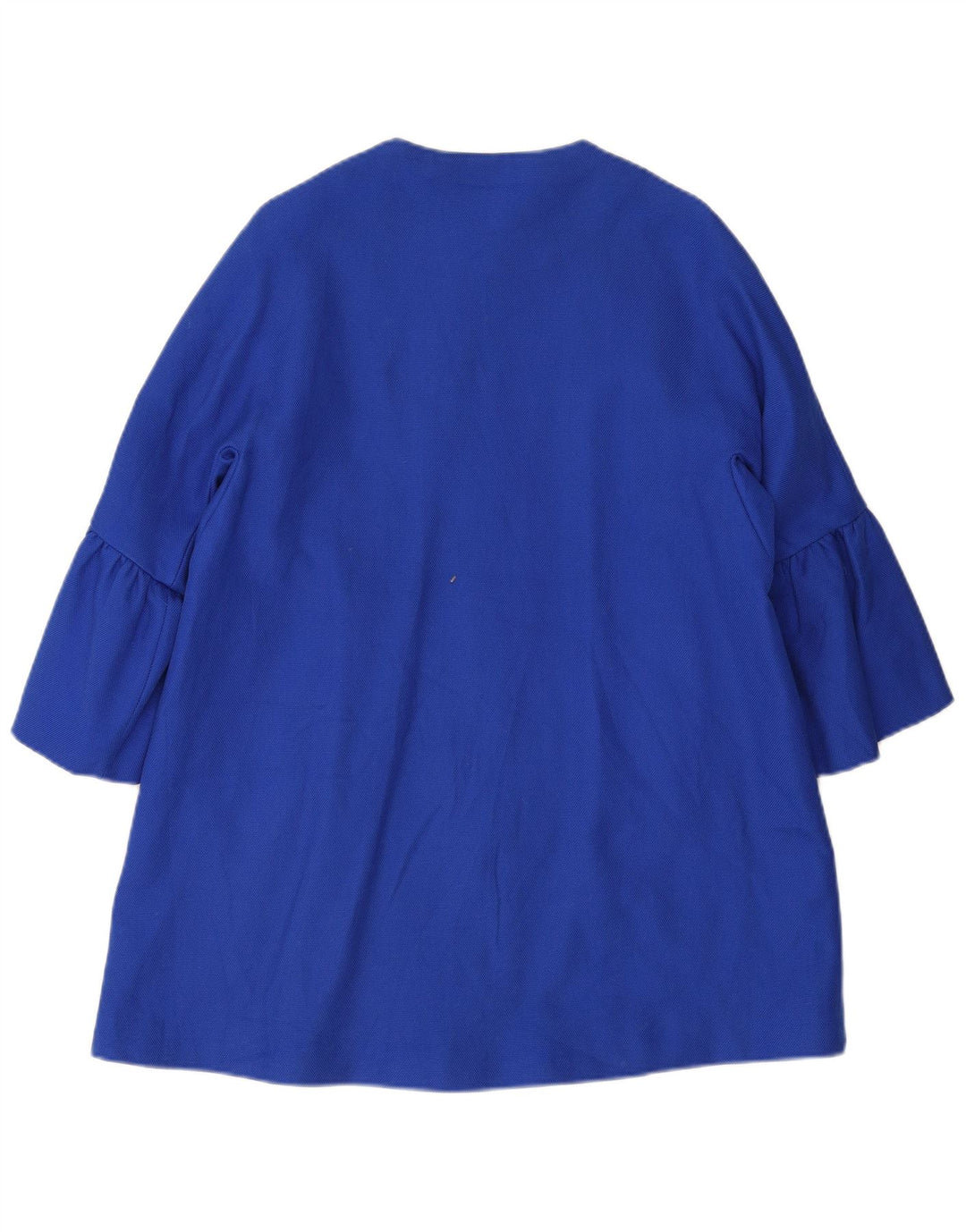 Soprabito da donna Zara UK 14 cotone blu medio