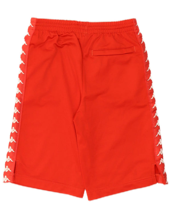 Pantaloncini sportivi grafici da uomo Kappa XS rosso poliestere