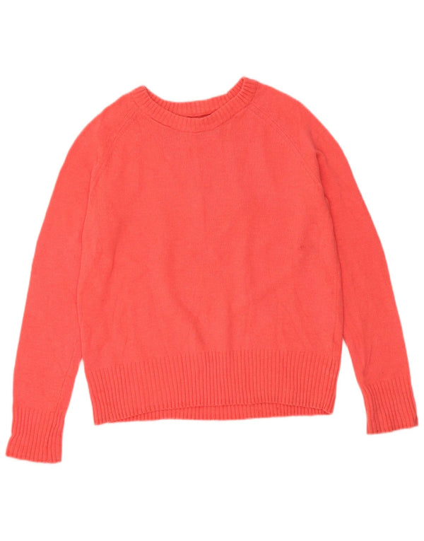 Maglione maglione con scollo a barca da donna Superdry UK 10 piccolo nylon rosa