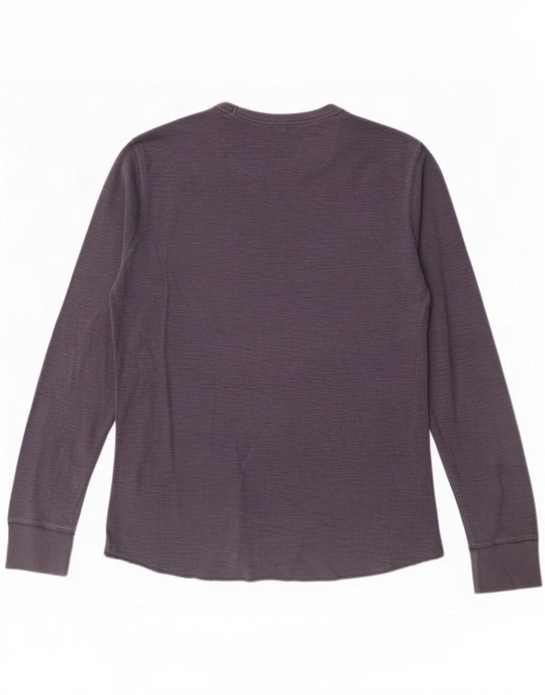 Gap Top da uomo a maniche lunghe Small Blu Navy