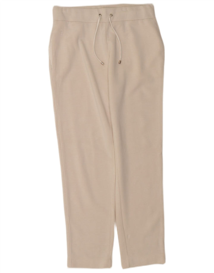 Pantaloni casual dritti da donna Ted Baker taglia 2 piccoli W32 L30 bianco sporco