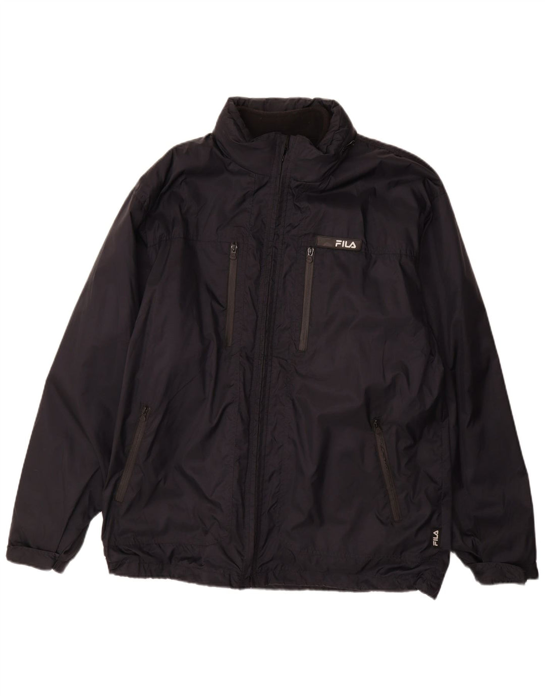 Giacca a vento da uomo FILA UK 44 2XL Poliammide blu navy