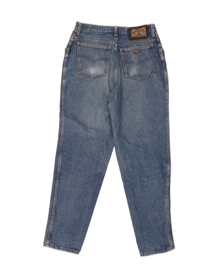 ARMANI Womens Tapered Jeans W32 L28 Blue Cotton Vintage Armani and Second-Hand Armani from Messina Hembry 