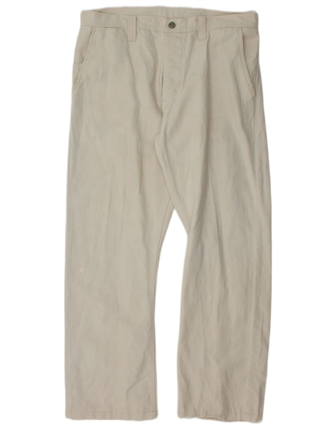 Pantaloni chino dritti da uomo LEE W36 L30 bianco sporco