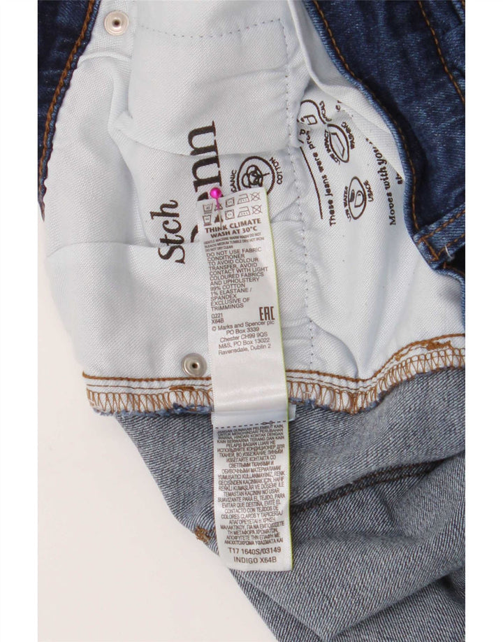 Jeans slim da uomo Marks & Spencer W36 L31 cotone blu
