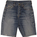 Pantaloncini Lee da uomo in denim invecchiato Chicago W30 cotone blu medio