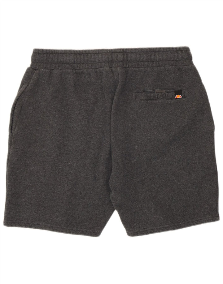 Pantaloncini sportivi grafici da uomo Ellesse in cotone grigio medio