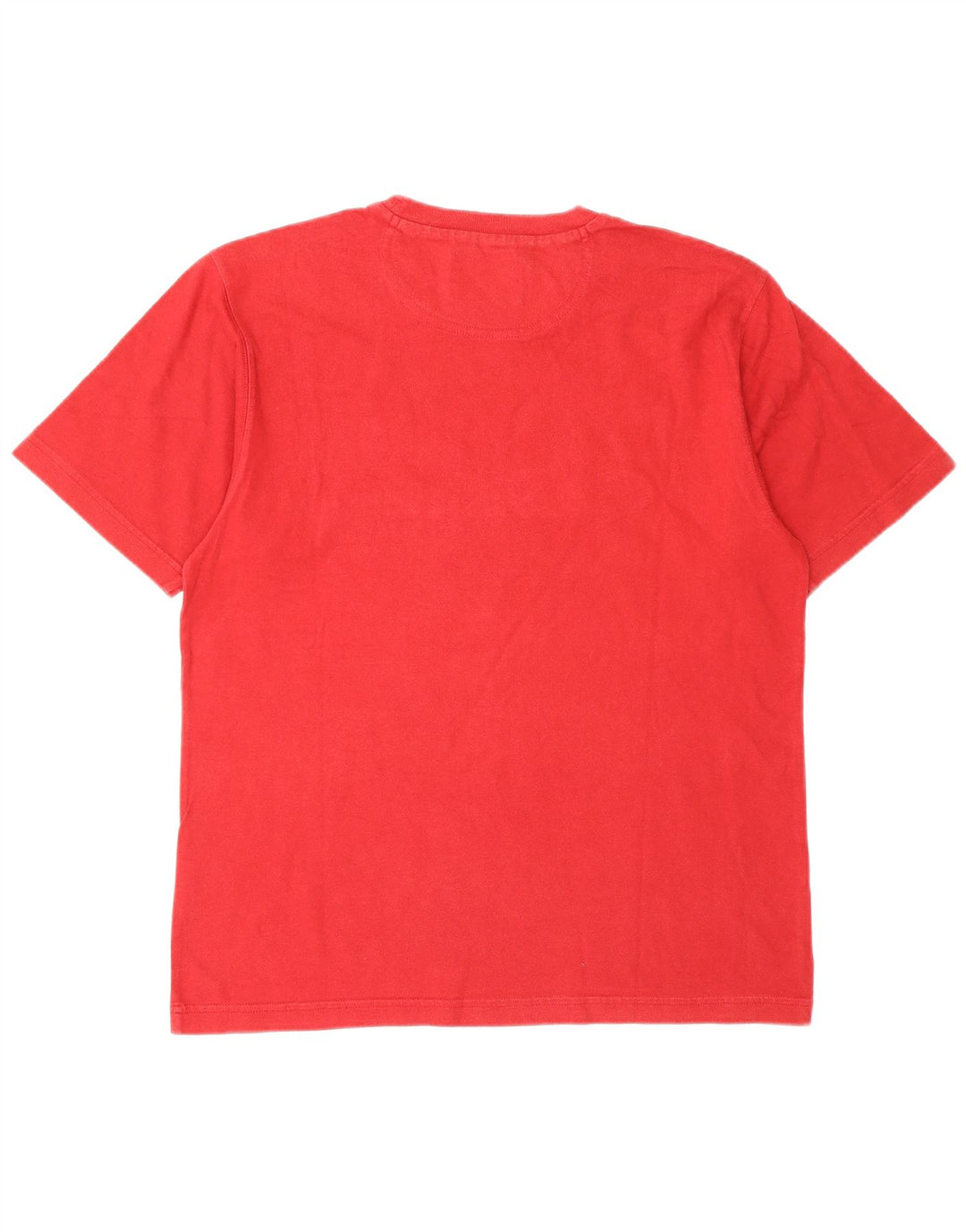 T-shirt grafica da uomo Champion Top piccola in cotone rosso