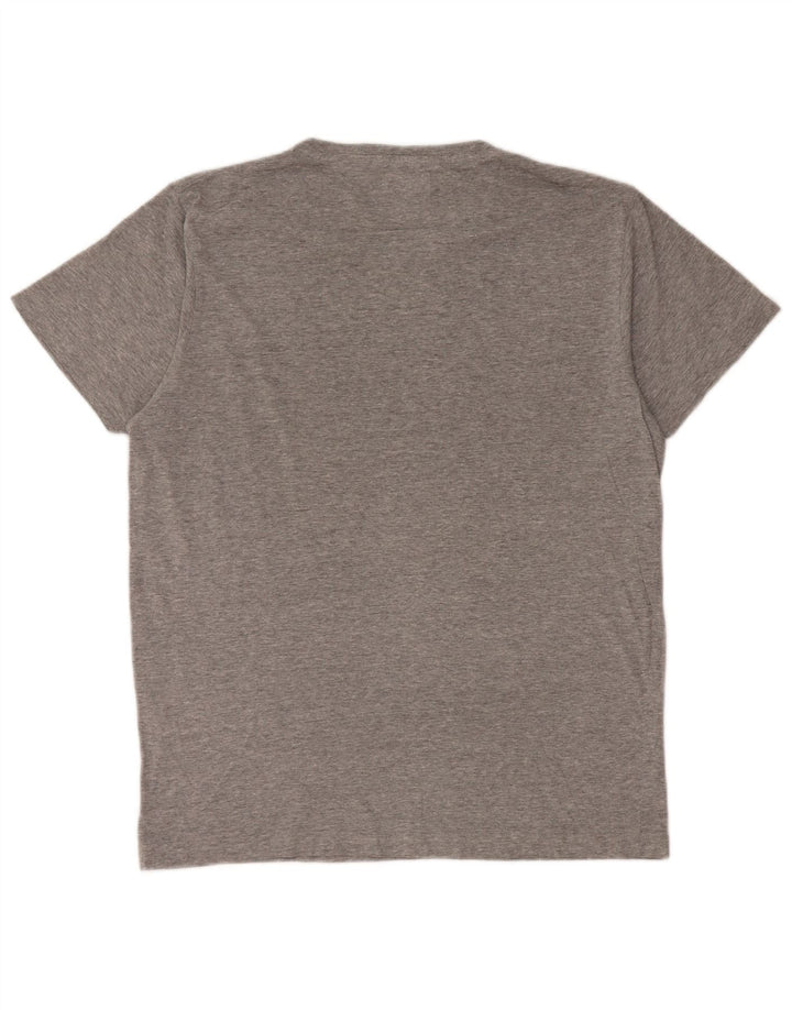Jack & Jones T-shirt grafica da uomo grande grigia