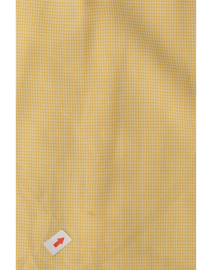 Camicia da uomo Lee a quadri gialli medi