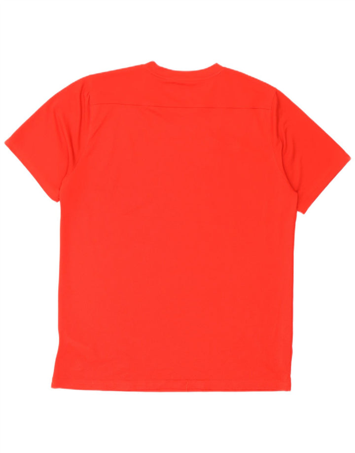 T-shirt Nike Dri Fit da uomo XL rossa in poliestere