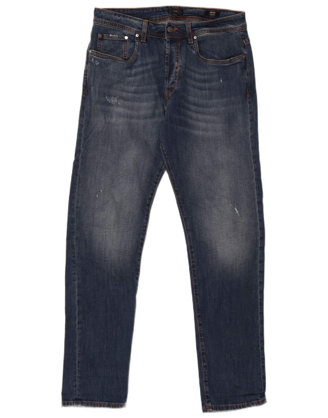 Jeans dritti regolari da uomo Liu Jo W33 L33 Blu Navy