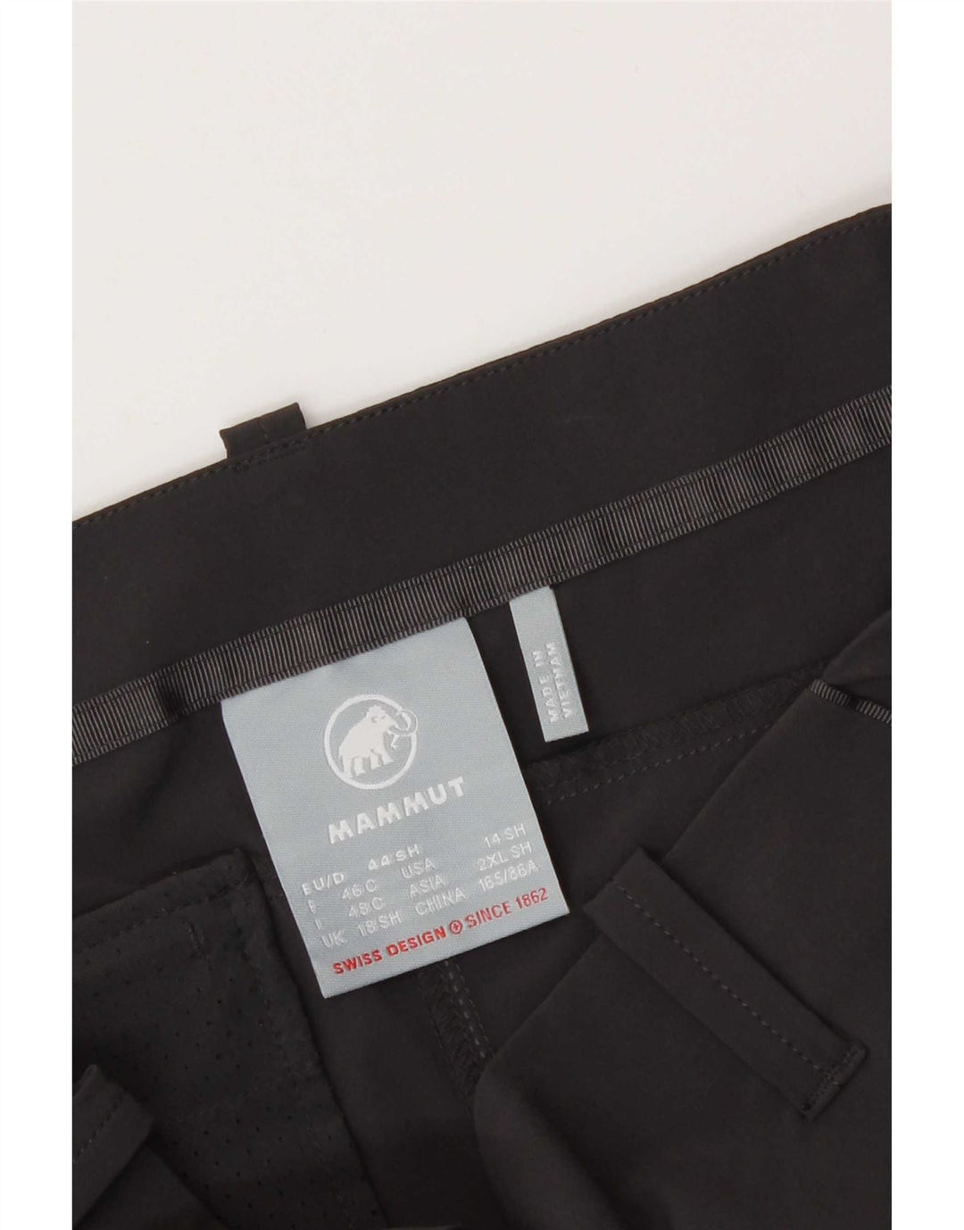 Pantaloncini cargo da donna Mammut UK 18 XL W36 Grigi