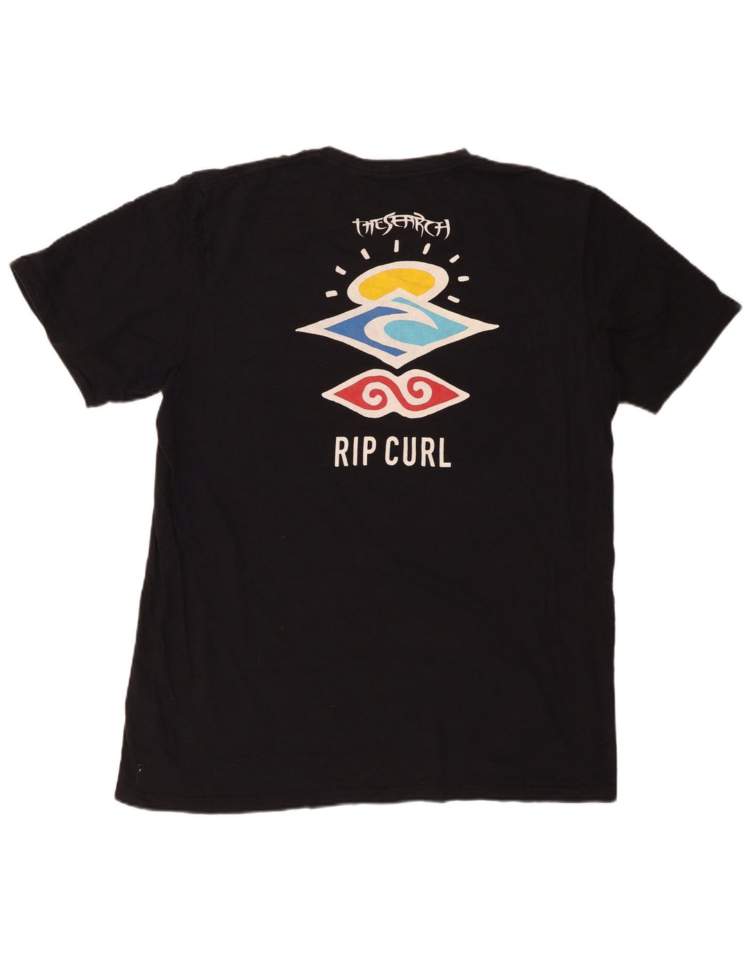 RIP CURL T-shirt grafica da uomo con vestibilità standard 2XL cotone nero