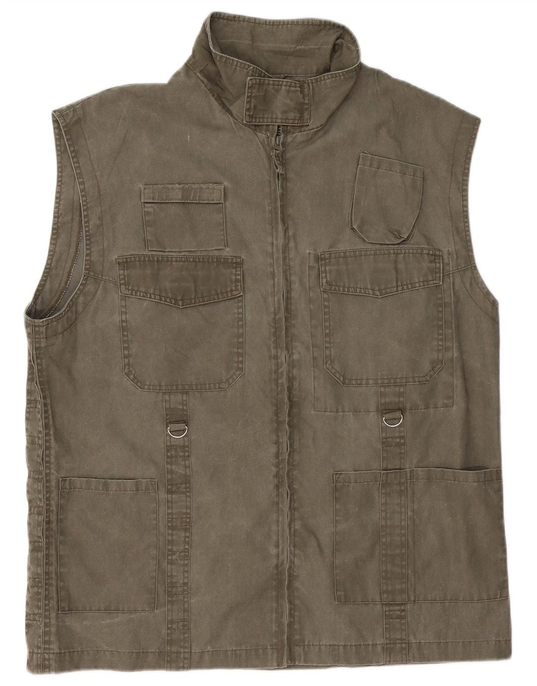 Gilet pratico da uomo Beyond UK 44 2XL Cotone kaki