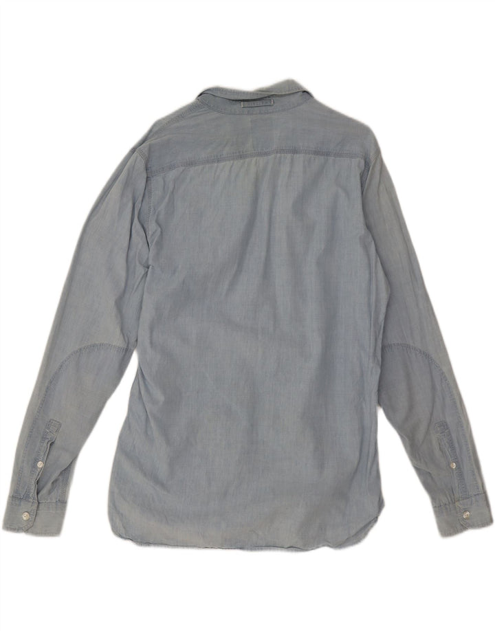 Camicia di jeans da uomo Levi's Large in cotone blu
