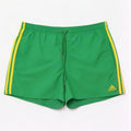 Pantaloncini sportivi da uomo Adidas grandi in nylon verde