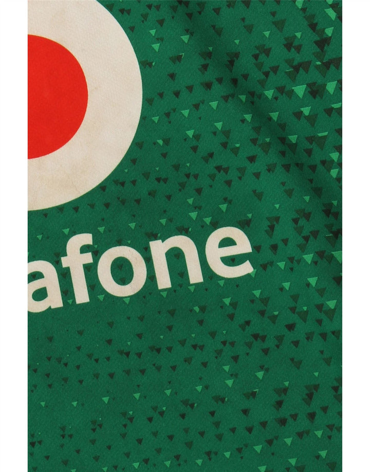 Canterbury T-shirt grafica IRFU da ragazzo Top 11-12 anni Verde geometrico