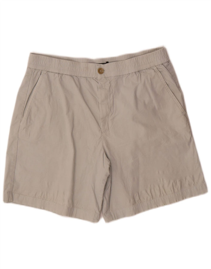 Pantaloncini chino da uomo Zara grandi W34 in cotone grigio