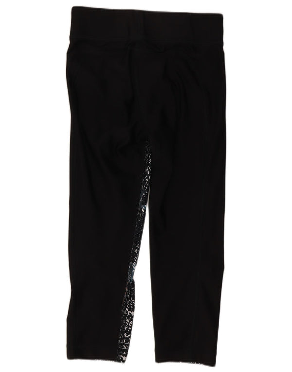 Leggings Capri da donna Under Armour Heat Gear modello astratto UK 4 XS neri