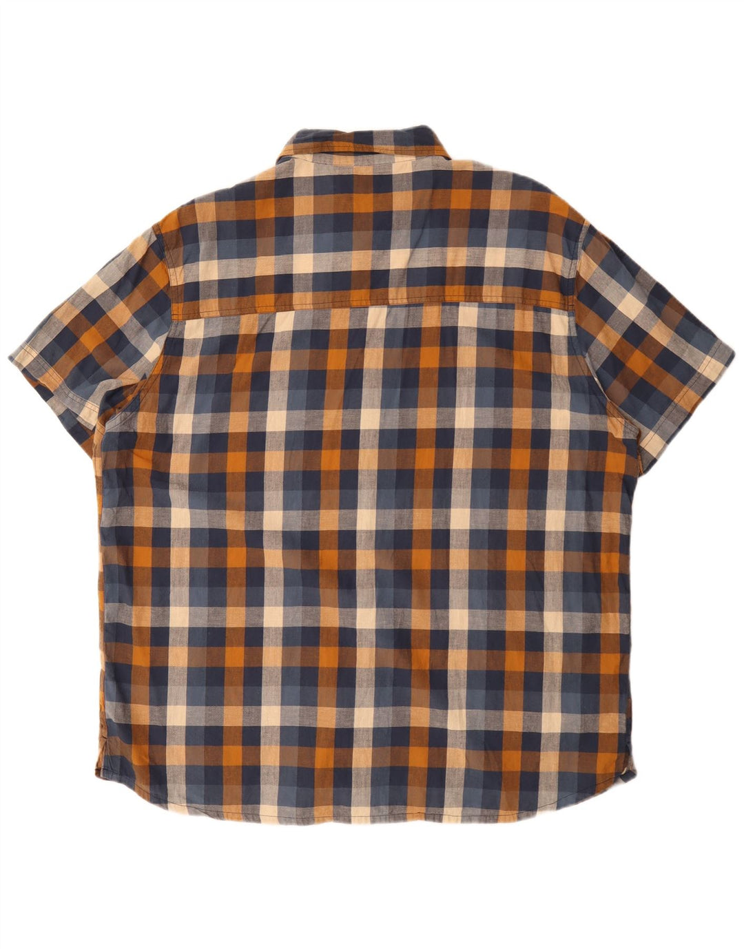 Camicia a maniche corte da uomo Mountain Warehouse 3XL in cotone a quadri multicolore