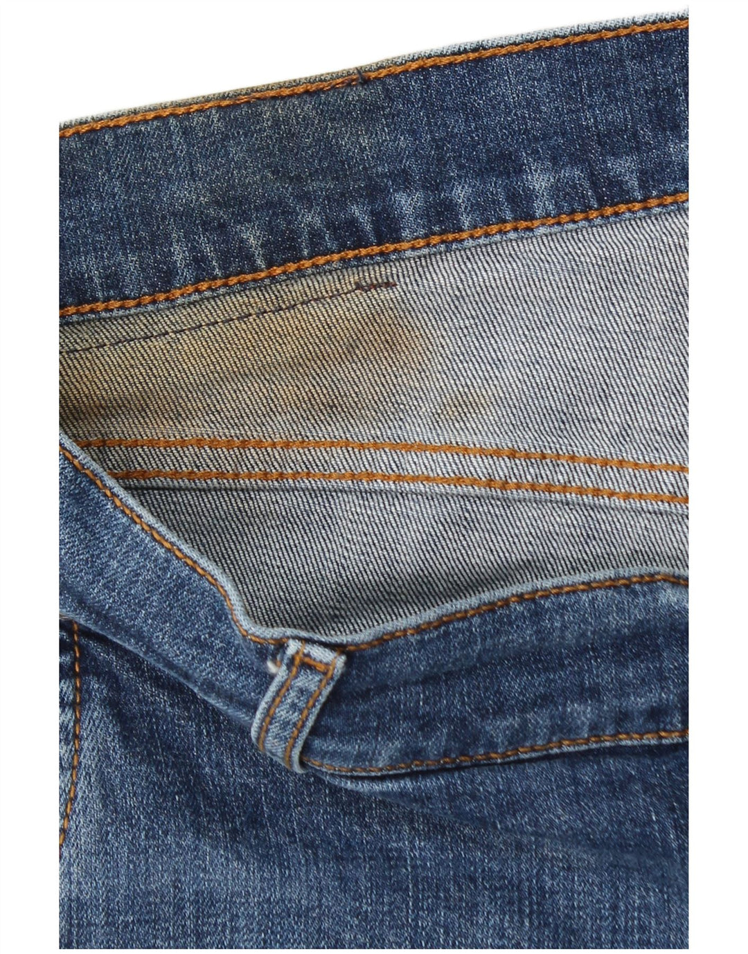 Pantaloncini di jeans da uomo Roy Rogers W34 di grandi dimensioni in cotone blu