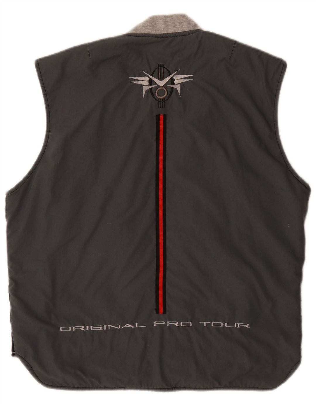 Gilet reversibile grafico da uomo Lotto UK 40 grande poliestere nero