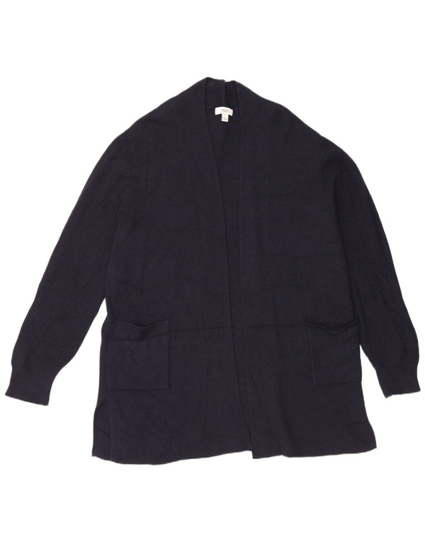 Maglione cardigan aperto lungo da donna Marks & Spencer UK 18 XL Blu navy