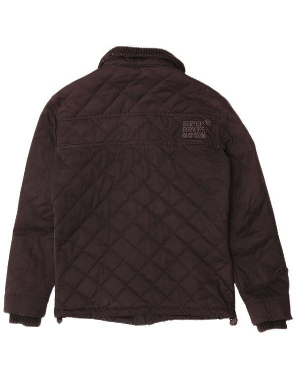 Giacca trapuntata da uomo Superdry The Windhiker Quilted UK 40 Large Nera