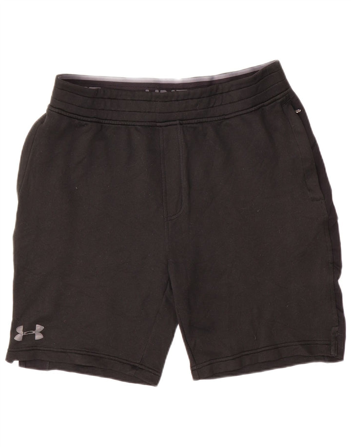 Pantaloncini sportivi aderenti da uomo Under Armour grandi neri
