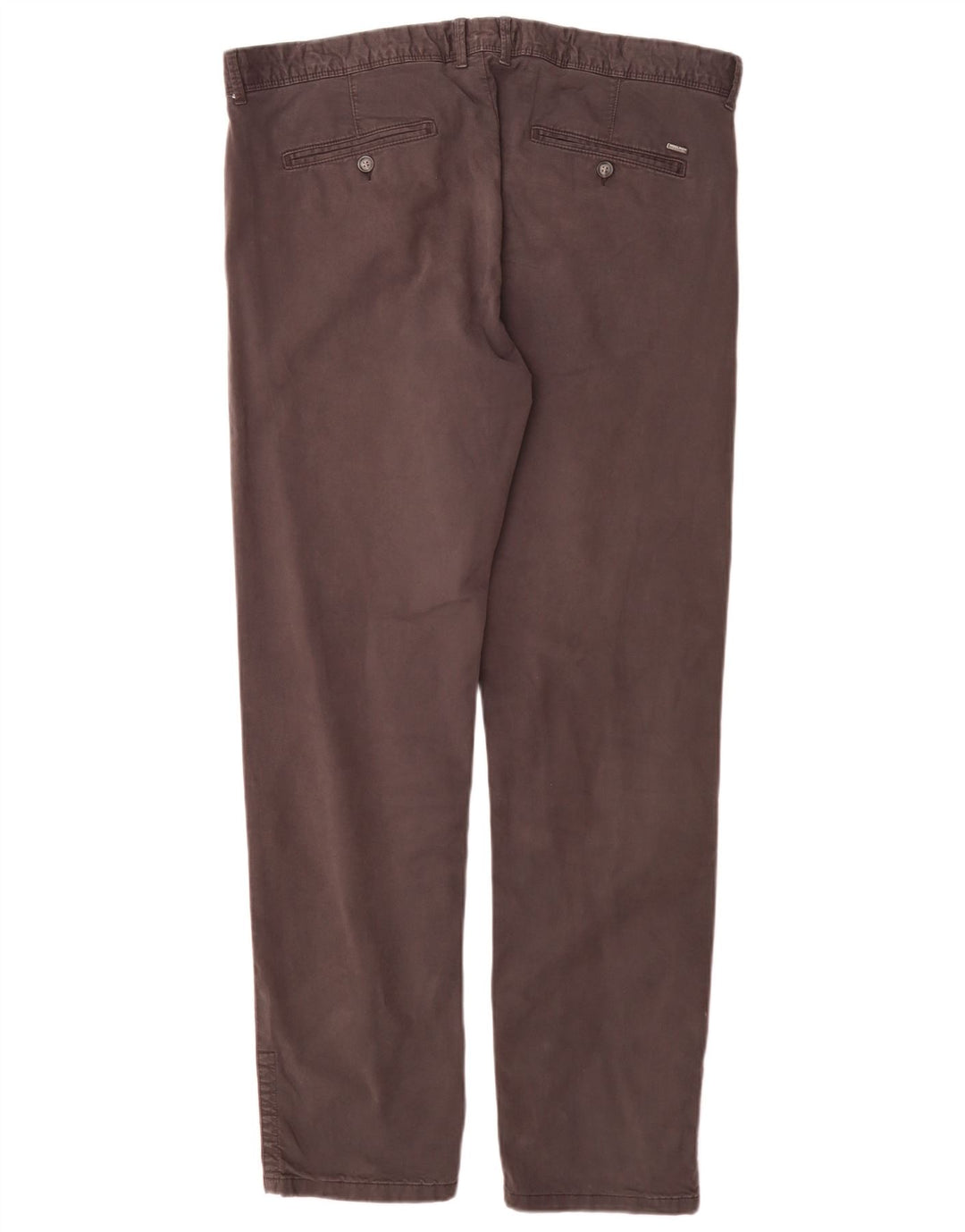 Pantaloni chino dritti da uomo Woolrich W38 L32 in cotone grigio