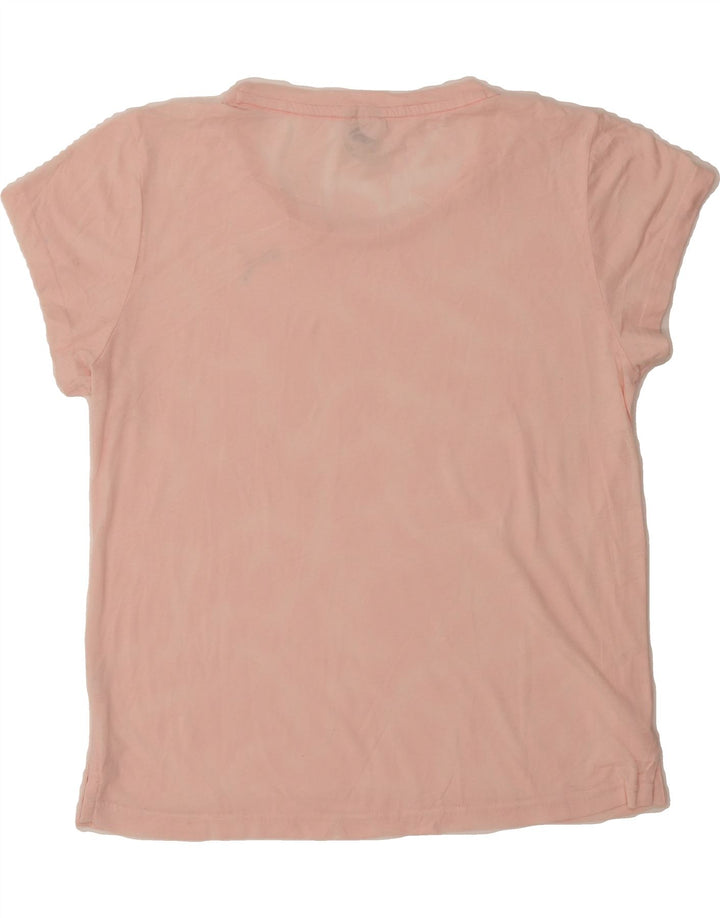 PUMA Womens T-Shirt Top UK 12 Medium Pink Tie Dye Vintage Puma and Second-Hand Puma from Messina Hembry 