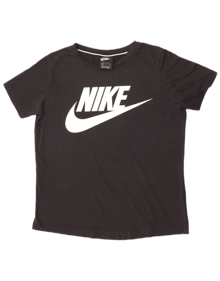 T-shirt grafica da donna Nike Top UK 10 piccola nera