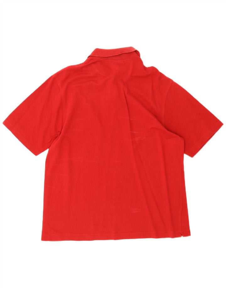 Polo da uomo Lacoste taglia 5 grande in cotone rosso