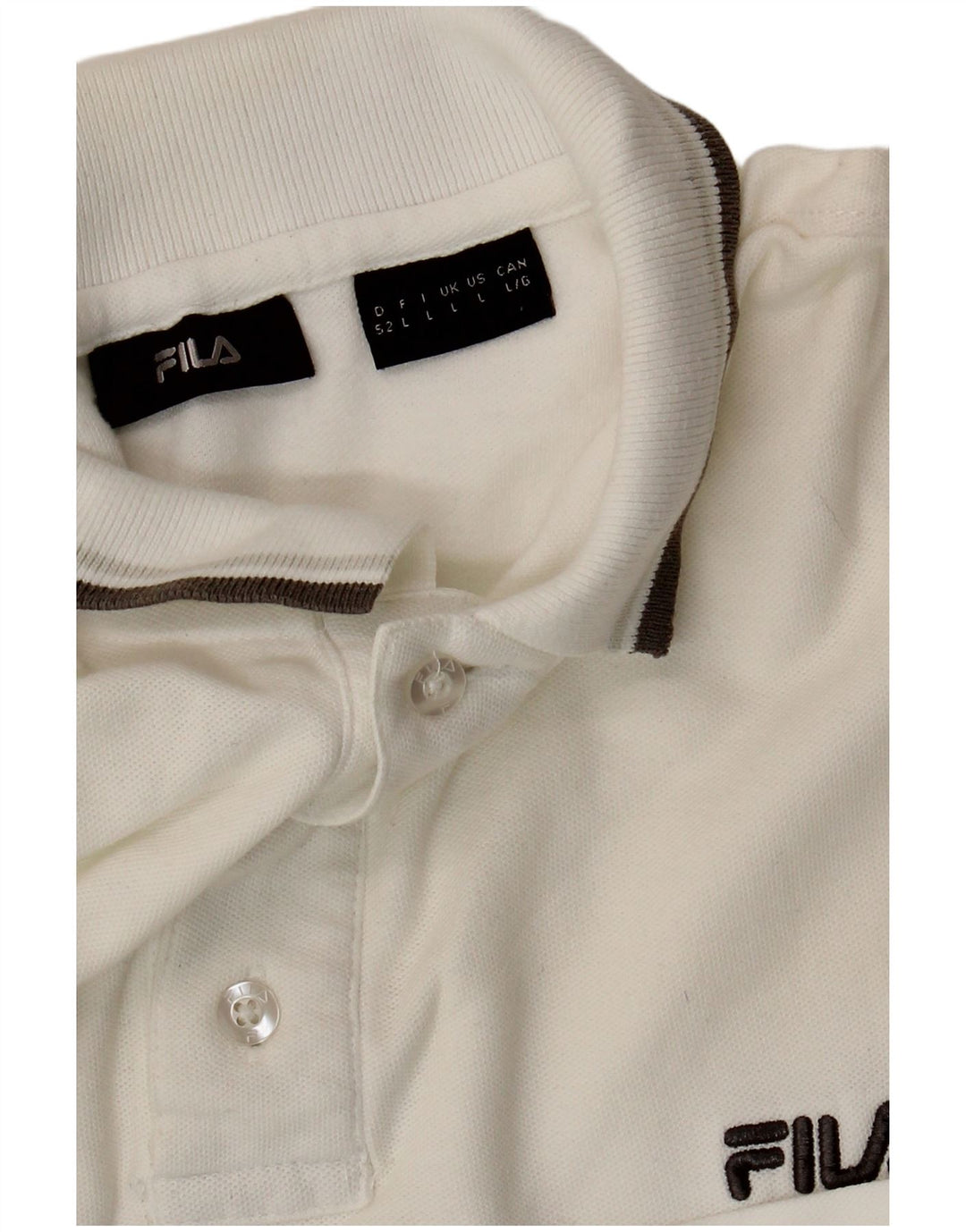 Polo da uomo FILA grande bianca