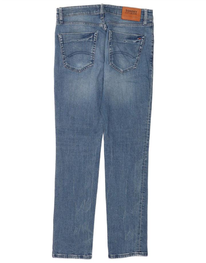 Tommy Hilfiger Uomo Stanton Slim Jeans W30 L32 Blu Cotone