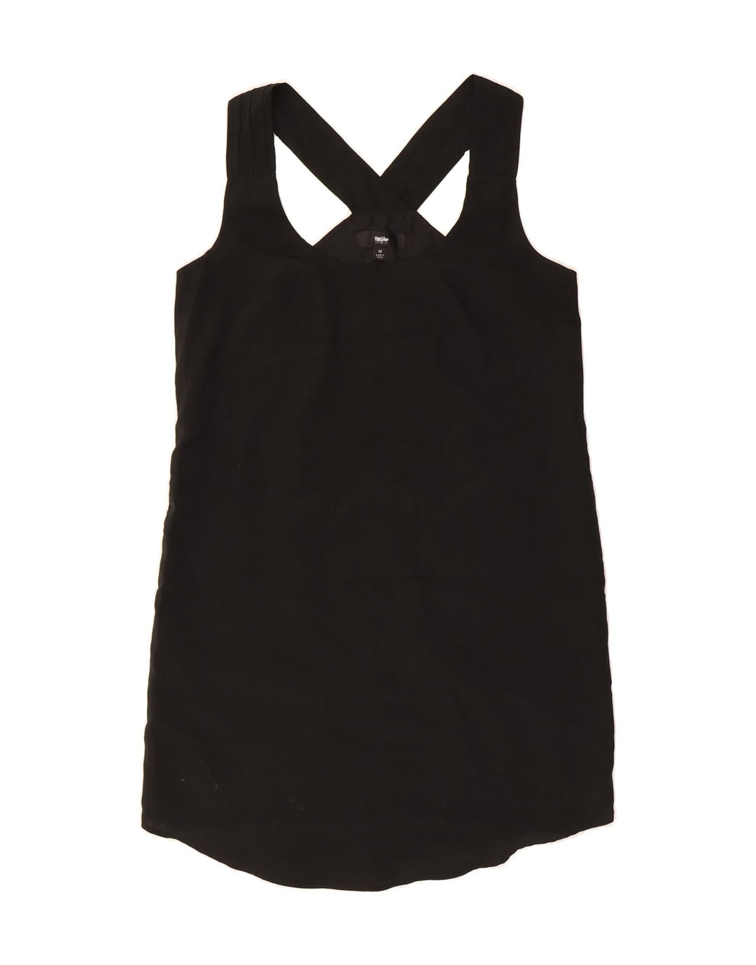 MOSSIMO Womens Sleeveless Shift Dress UK 14 Medium Black Polyester Vintage Mossimo and Second-Hand Mossimo from Messina Hembry 