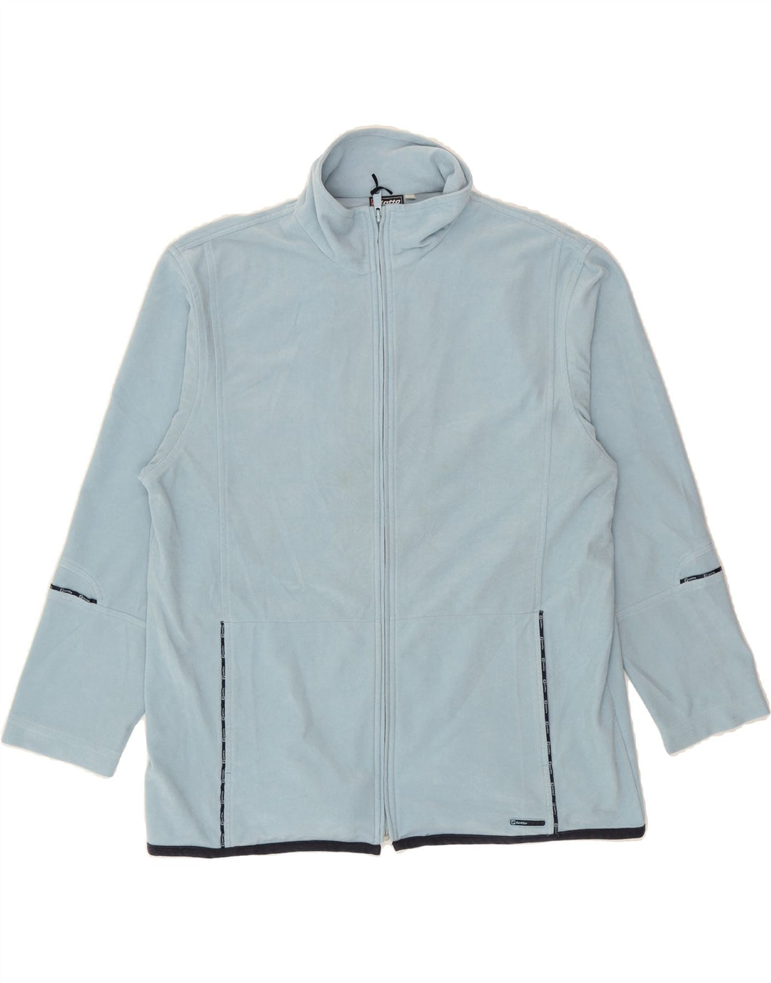 LOTTO Womens Fleece Jacket UK 18 XL Blue Polyester Vintage Lotto and Second-Hand Lotto from Messina Hembry 