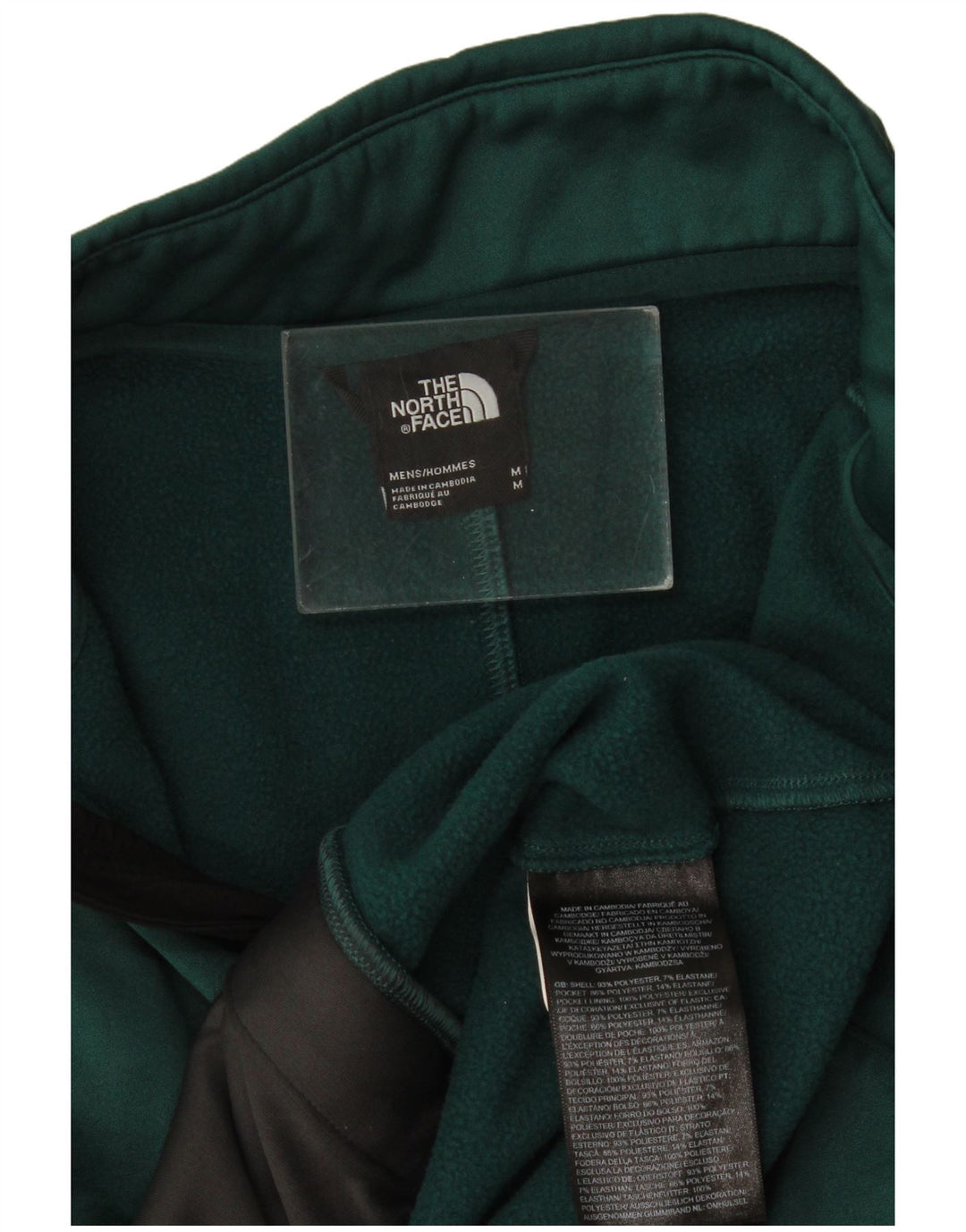 Giacca da tuta da uomo The North Face in poliestere verde medio