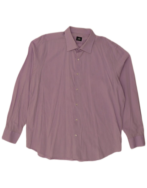 Camicia da uomo Roccobarocco taglia 45 18 2XL Viola