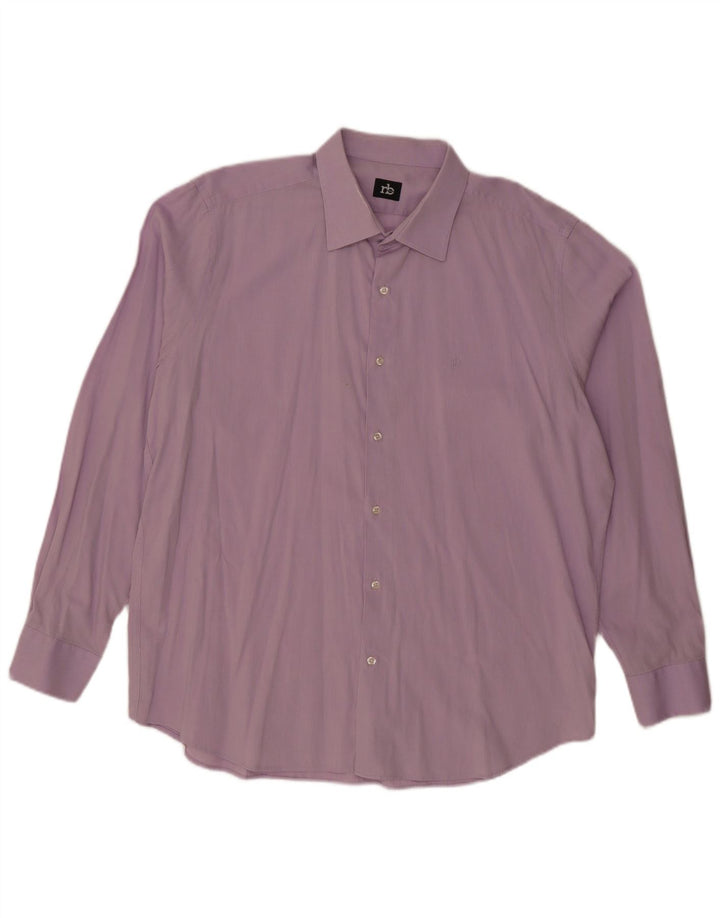 Camicia da uomo Roccobarocco taglia 45 18 2XL Viola