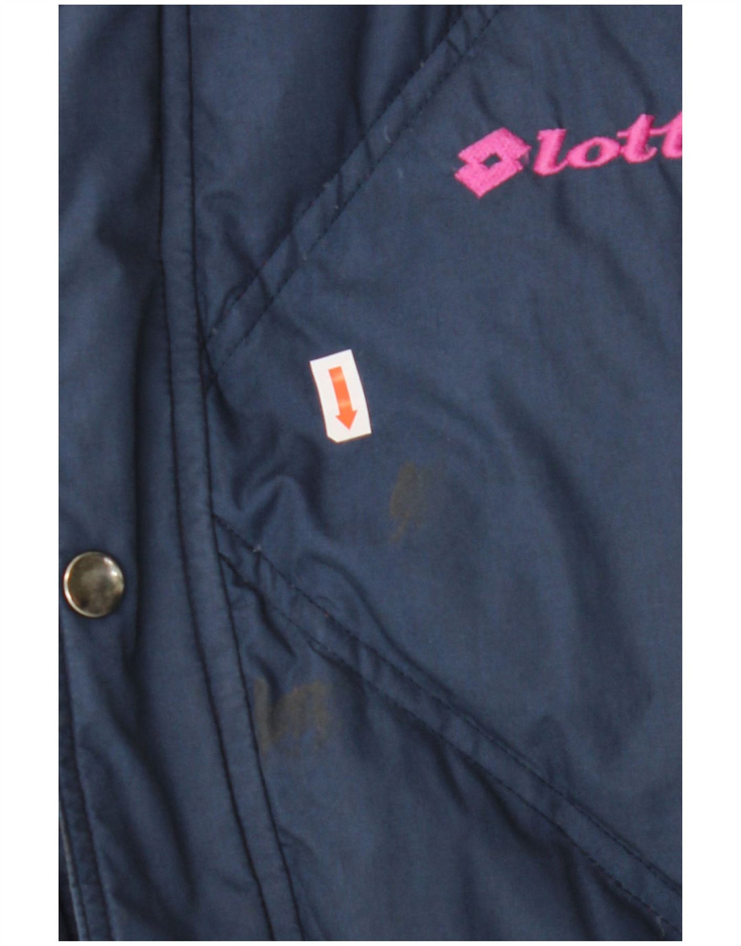 Giacca imbottita reversibile da uomo Lotto UK 36 Small Poliestere blu navy